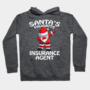 Santas Favorite Insurance Agent Christmas Hoodie